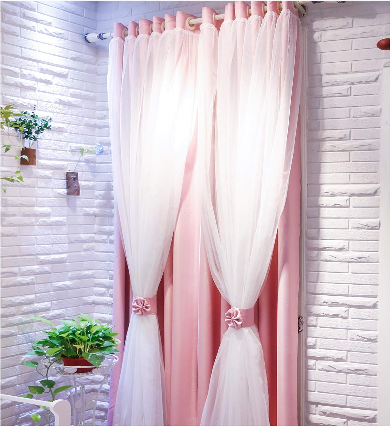 Best living room curtains light pink