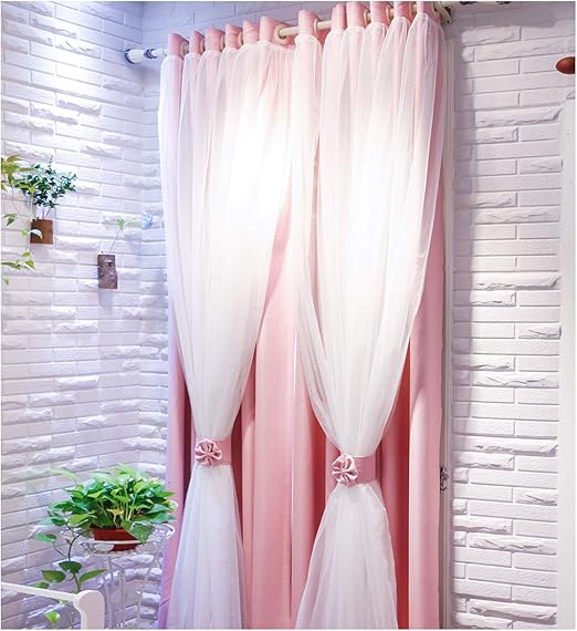 Amazon Com Vandesun Dual Layer Grommet Top Mix And Match Blackout