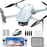2K Drone with Camera for Adults &amp; Beginners, Mini Drone with 2 Batteries | Foldable FPV Drone with Brushless Motor, 36 Min Flight Time, One-Key Takeoff/Landing, Gesture Selfie, Carrying Case