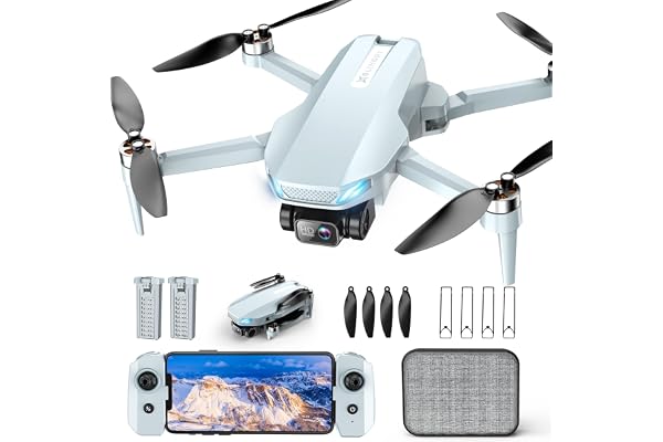 2K Drone with Camera for Adults & Beginners, Mini Drone with 2 Batteries | Foldable FPV Drone with Brushless Motor, 36 Min Fl