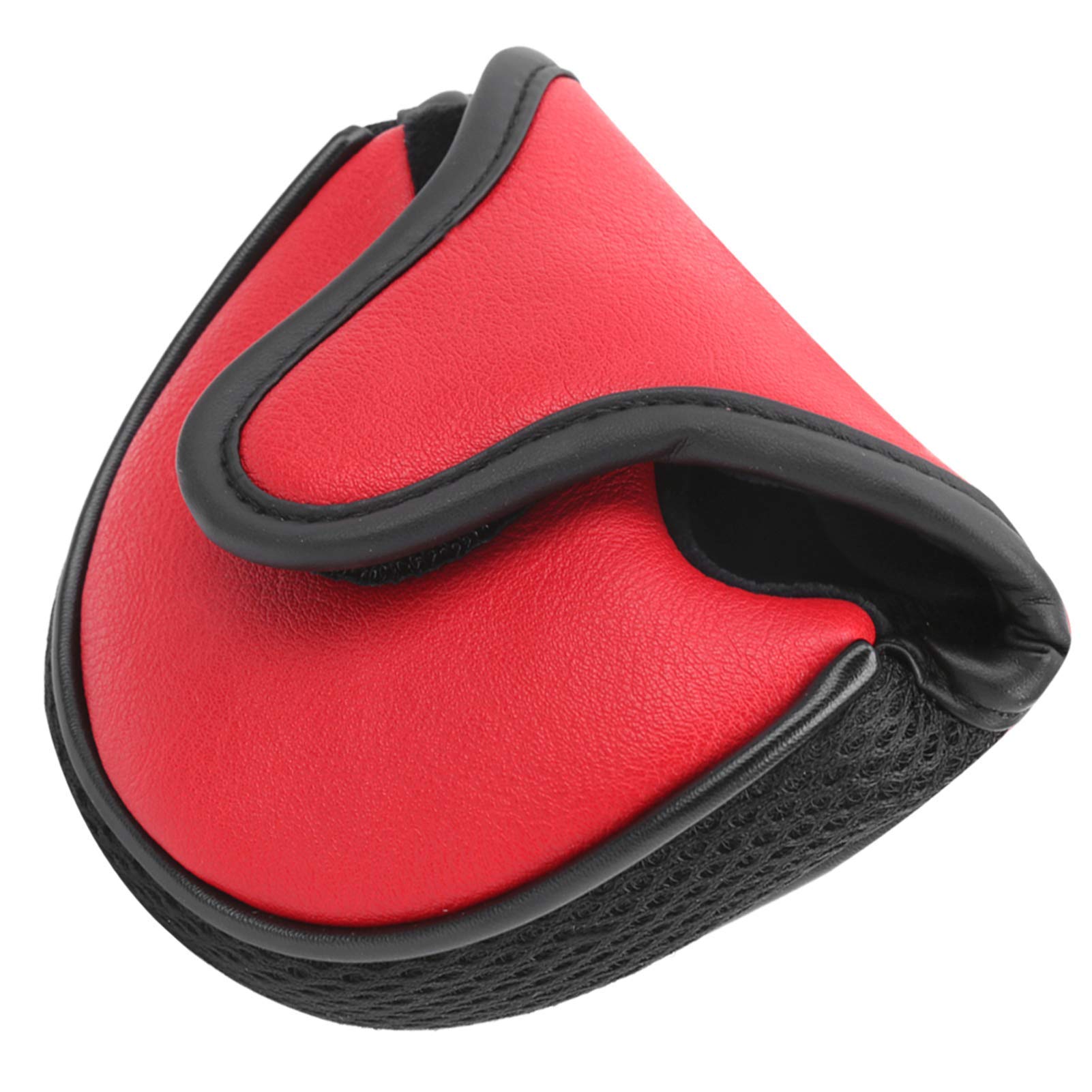 VGEBY Golf Putter Cover - PU Leather Guard, Waterproof Mallet Putter Cover (Red)