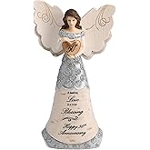 Pavilion Gift Company Elements Angels 82421 Figurine, Silver