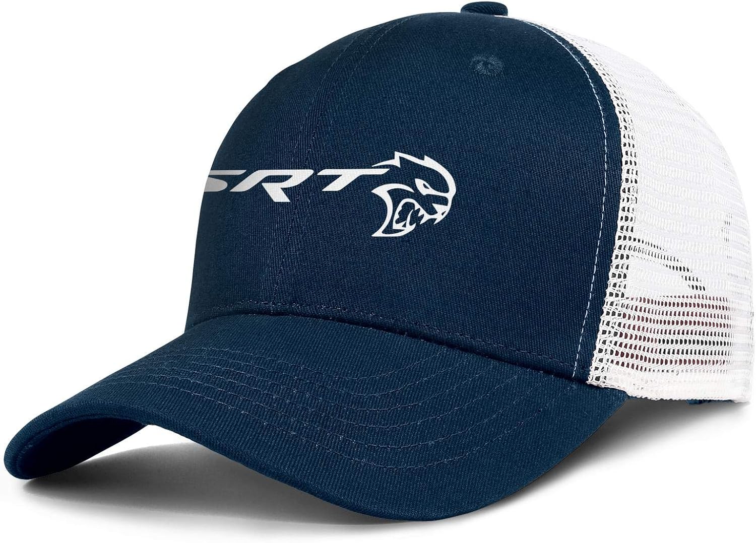 Buy Hellcat Logo Mesh Back Baseball Cap for Men Fitted Golf Hat Low Profile Blue Cap Youth