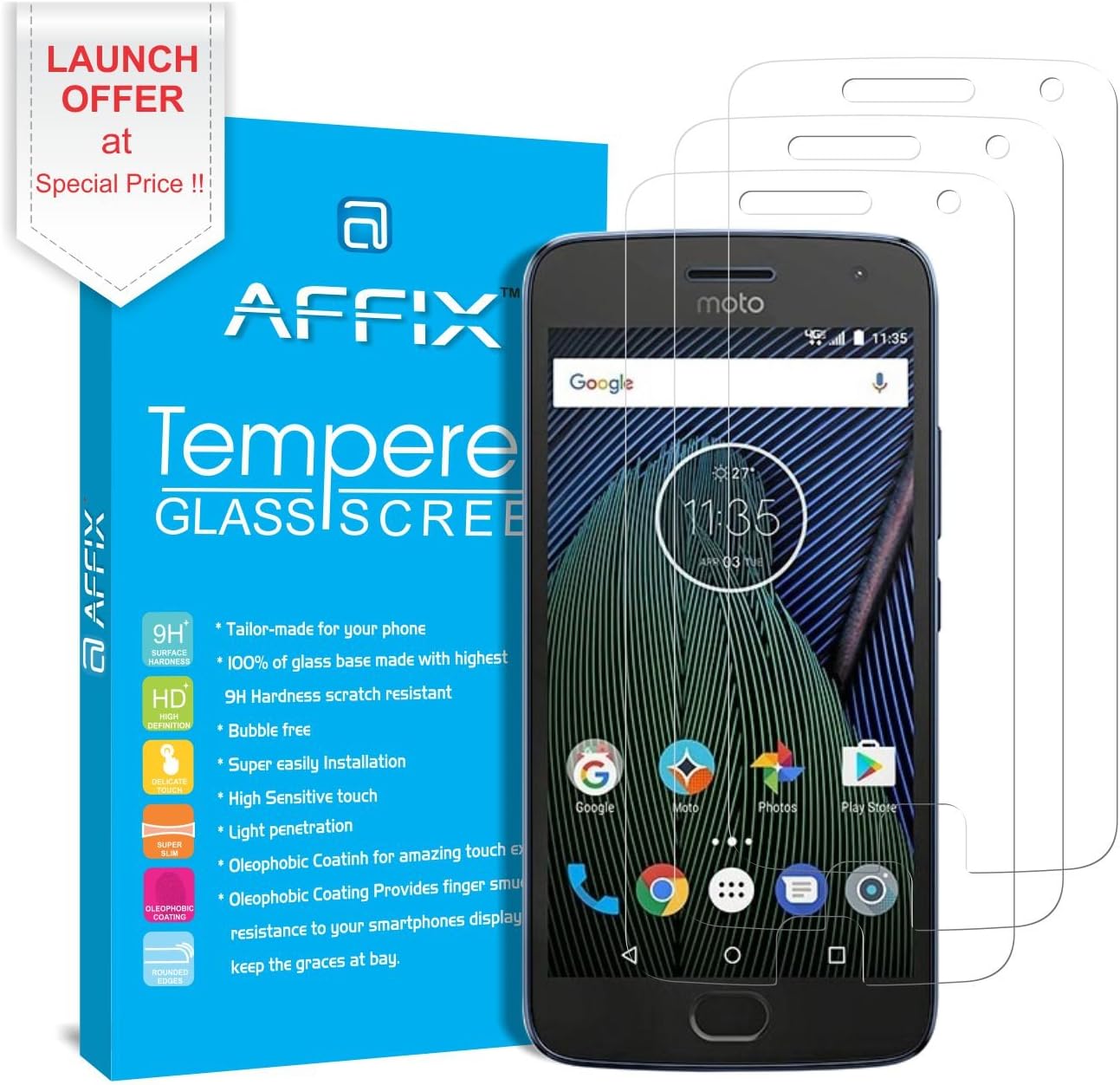 [2-Pack] Google Pixel 2 XL Screen Protector Premium Tempered Glass Screen Protector