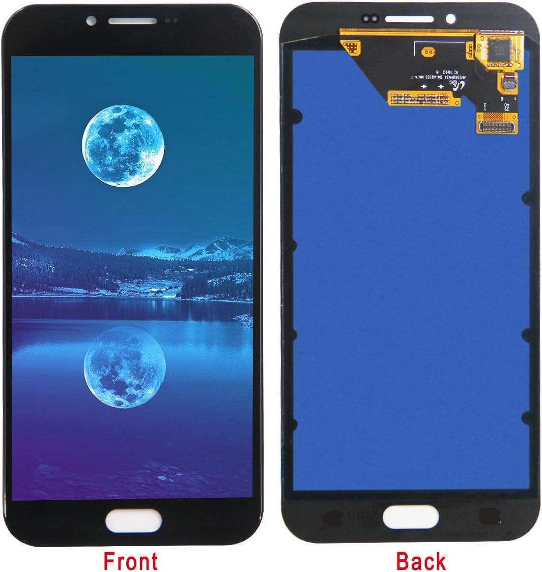 HJSDtech LCD Display Screen Touch Screen Digitizer Assembly Replacement for Samsung Galaxy A8/A8000 (Black)