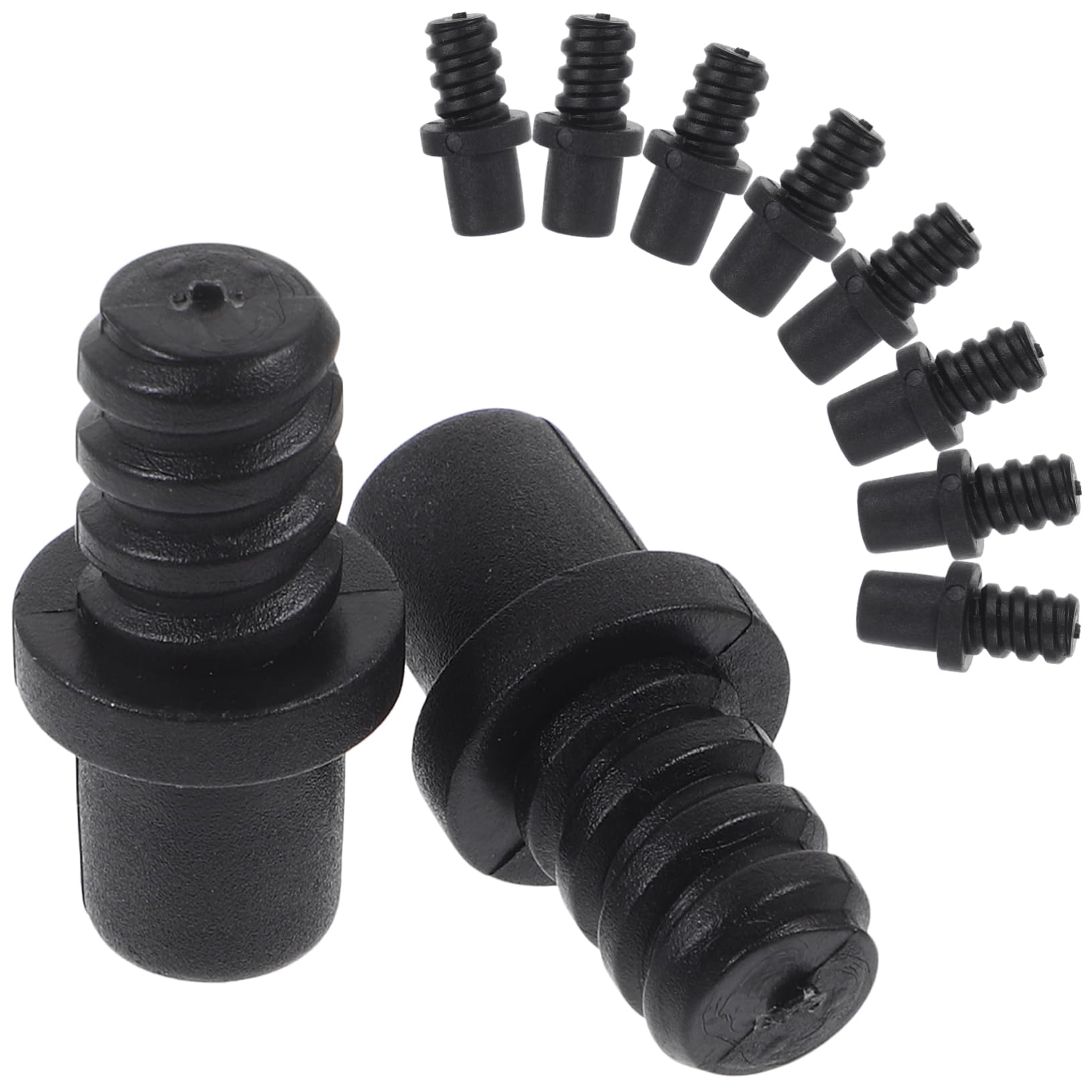 10Pcs Toilet Brush Head Connector Adapter for Easy Replacement Compatible with Various Toilet Brush Interfaces
