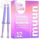 Muun Vaginal Moisturizer - Pack 12 Immediate Intimate Hydration - Dryness Burning Itching Discomfort Relief with Hyaluronic Acid - pH Balance - Estrogen & Hormone Free, Long-Lasting