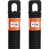 Alcan P728 - 28 in. Garage Door Plug-End Extension Spring (0.177 in. No. 7 Wire) (Pack of 2)