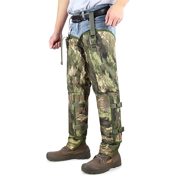 camo snake chaps