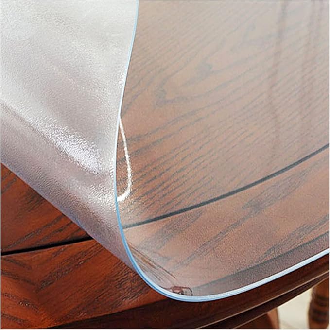 ZWYSL Clear Table Covers Plastic Table Cover Customizable, for