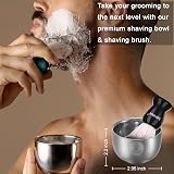 LEPONIX Shaving Kit for Men - Soap, Cream, Brush & Bowl Gift Set view 5
