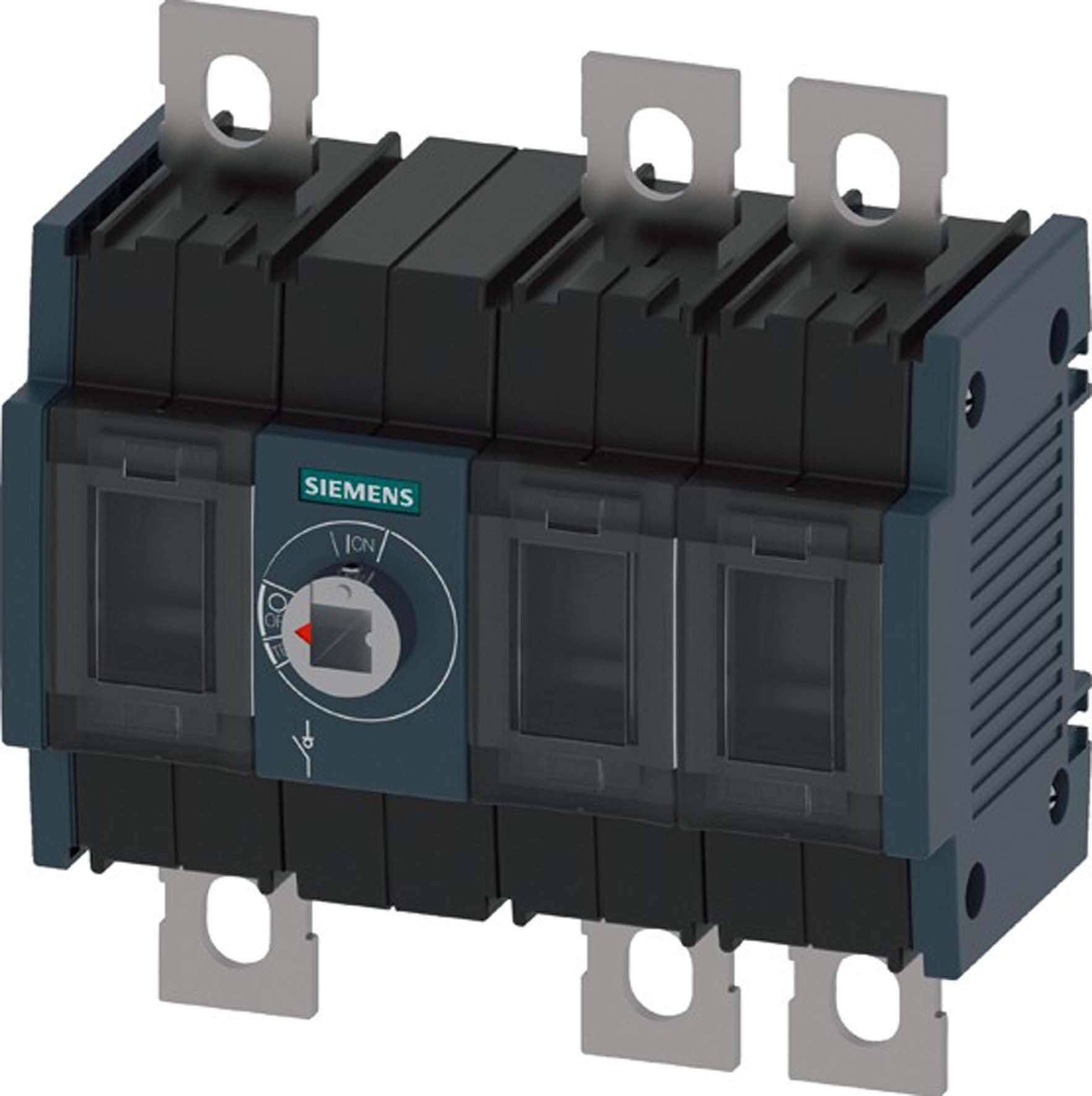 Siemens 3KD3230-0NE20-0 Switch-DISCONNECTOR 125A, Frame Size 2, 3-Pole Front Operating Center Basic Unit Without Handle Flat Terminal INCL. Phase BARRIERS, White