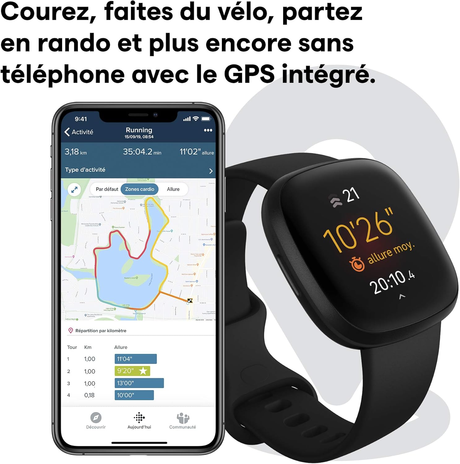 Montre GPS Fitbit Versa 3 Test & Avis Mon GPS Avis.fr