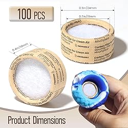 50 Pcs or 100 Pcs Disposable and Replaceable Carbon