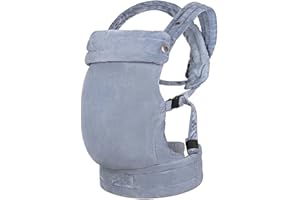 ·NEST BLANCHE· Baby Carrier for Newborn to Toddler, 7-35 lbs Weight Capacity, Ergonomic Backpack Design, Front and Back Facing Options, Blue