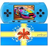 3.0" Screen Retro Handheld Game for Kids Adults - Portable 258 Preloaded Classic Video Games, Rechargeable Gaming Player for Travel Electronic Xmas Gift for Boys Girls