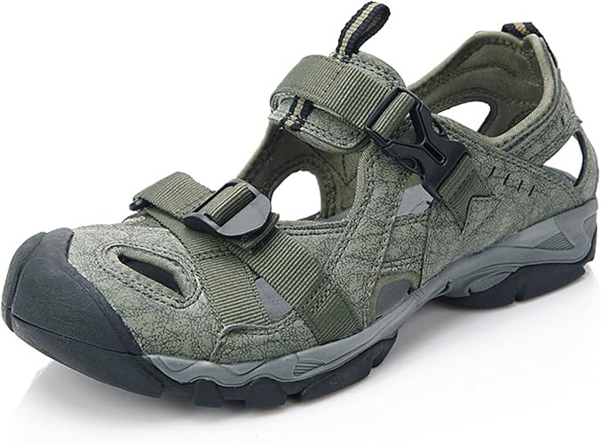 clorts men's water shoes athletic sport lightweight walking sneaker fisherman sandal