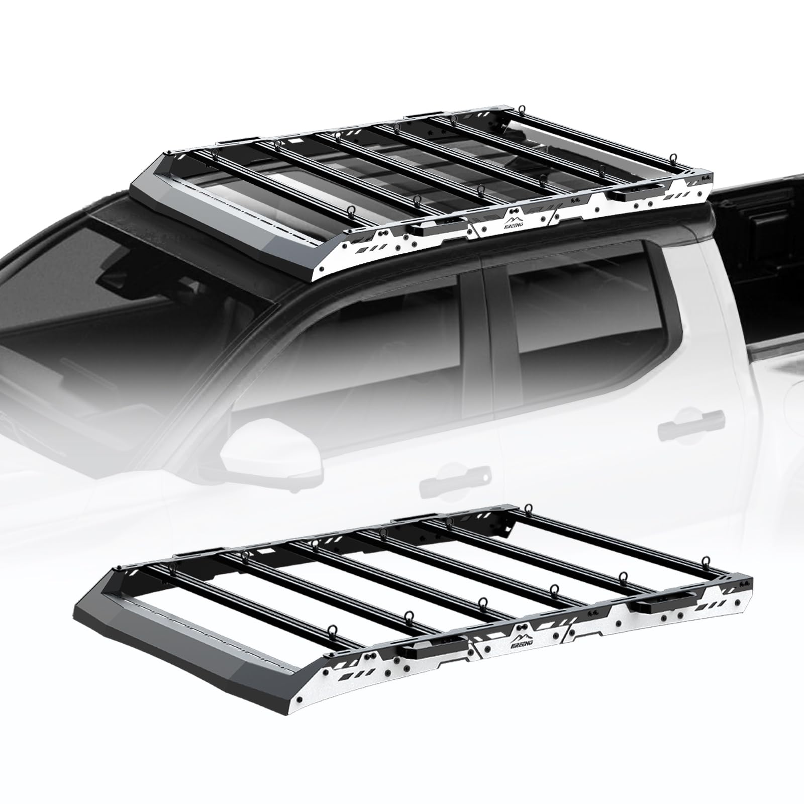 Photo 1 of IIIREENO Heavy Duty Top Roof Rack Compatible with 2024 2025 Tacoma Double Cab 4 Doors (4th Gen)/No Drilling/DIY Color Change (R03 2024+Tacoam)