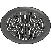 GoodCook AirPerfect Insulated Nonstick Carbon Steel Pizza Pan with Cutting Guides, Perforated Nonstick Pizza Pan, 15.75-Inch, Gray