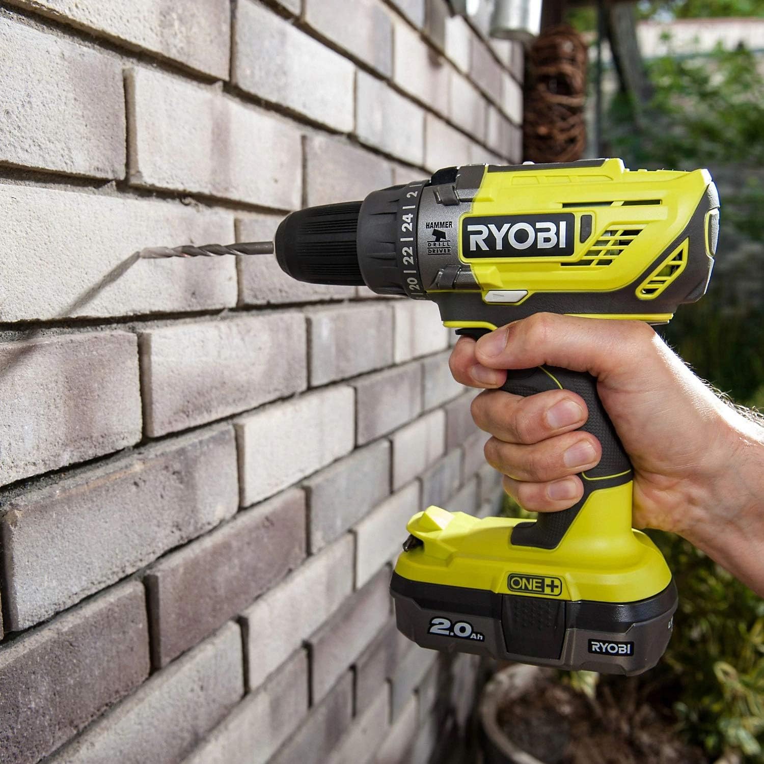 Ryobi 18v Triple Kit Combi Drill, Impact Driver & Circular Saw 2X 2.0Ah Li-ion Batteries & Charger - Image 5