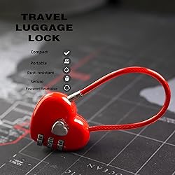 UP Security Small Combination Padlock, Cable Locks