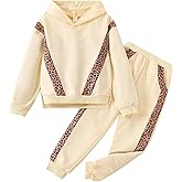 Arlubiya 4-8T Girls Clothes Letter Print Tie Dye Hooded Long Sleeved Top +Tie Dye Long Pants Outfits Set