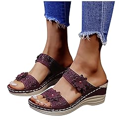 Black Sandals Women Wedge, Womens Sandals Platform
