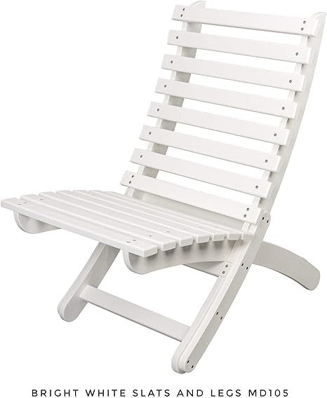 Amazon Com Modern Designs Amish Made Poly Vinyl Folding Chair