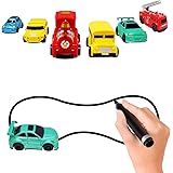 toy car follows line you draw
