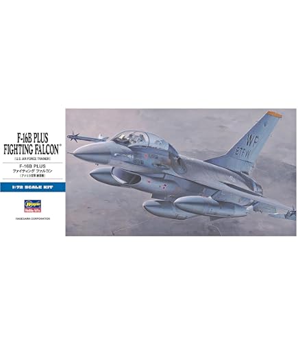 Amazon.com: Hasegawa 1:72 Scale F-16D Fighting Falcon Model Kit
