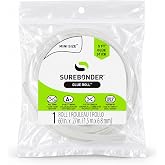Surebonder Mini Hot Glue Stick Roll, 60" (5 Feet), 5/16" Diameter - Long Glue Stick, Uninterrupted Gluing, All Purpose for Crafting and DIY, Clear