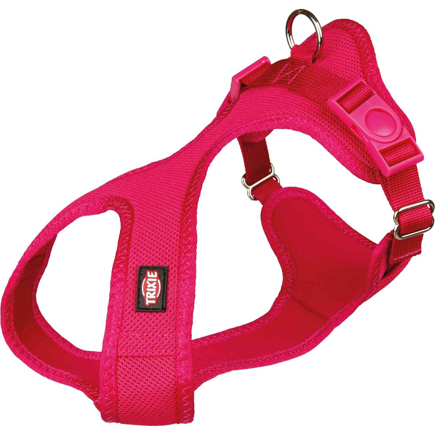 Trixie Soft Dog Harness, 25 - 35 cm x 15 mm, Fuchsia