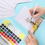 WSICSE 60 Sheets 5x7 Watercolor Paper 140lb 300GSM Cold Press Cotton view 4