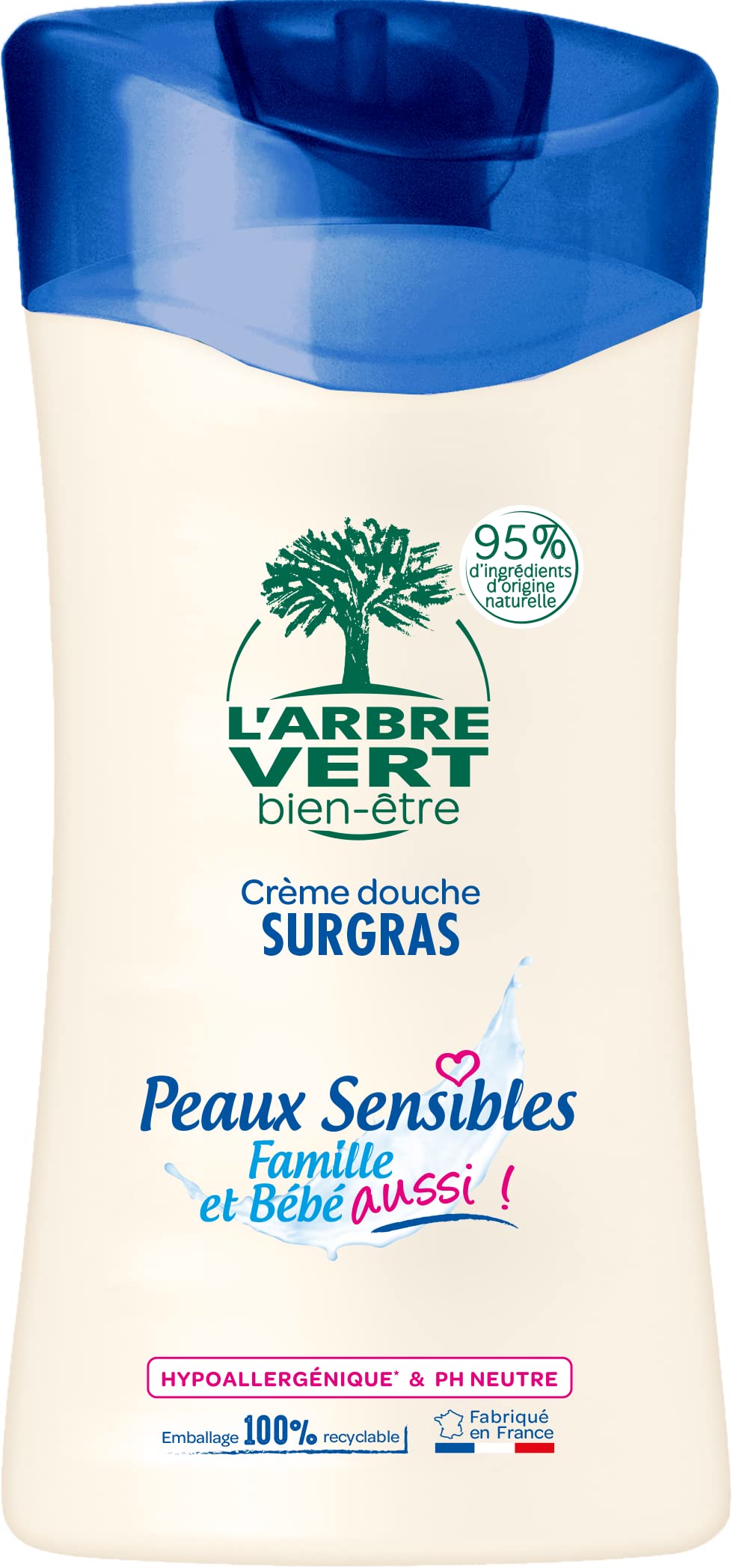 L'Arbre Vert - Greasy Shower Cream for Sensitive Skin - 1 x 250 ml