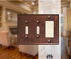 Monarch Abode 17012 Triple Switch Hand Hammered