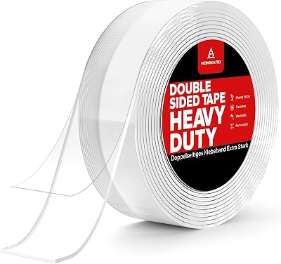 HOMMAND Double Sided Tape Heavy Duty Nano Mounting Tape Extra Large 3M x 2cm x