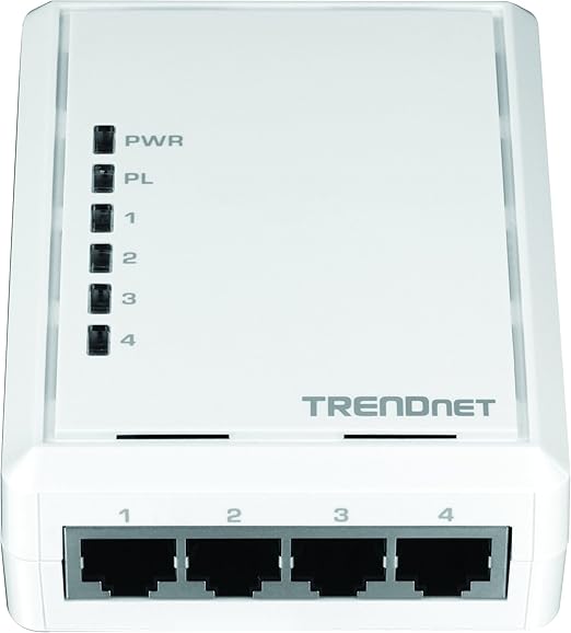 Amazon.com: TRENDnet TPL-4052E 500Mbps 4 Port Powerline AV: Computers