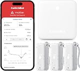 SwitchBot WiFi Thermometer Hygrometer 3 Pack with Hub Mini IP65 Indoor Outdoor view 1