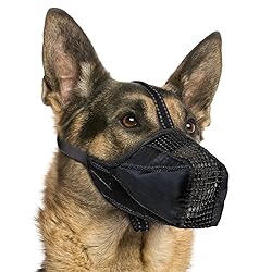 PAWFUN Dog Muzzle, Soft Mesh No Barking Pet Muzzles