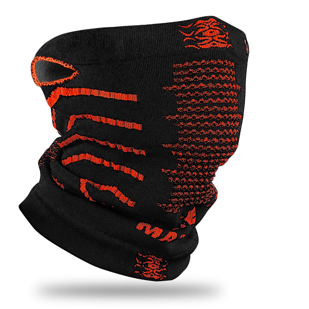 YouGa DIRECT Headband Bandana – Multifunctional Headwear, Unisex Winter Outdoors Headwear Warm Scarf Bandanna Breathable Balaclava For Ski Cycle Biker (Orange)