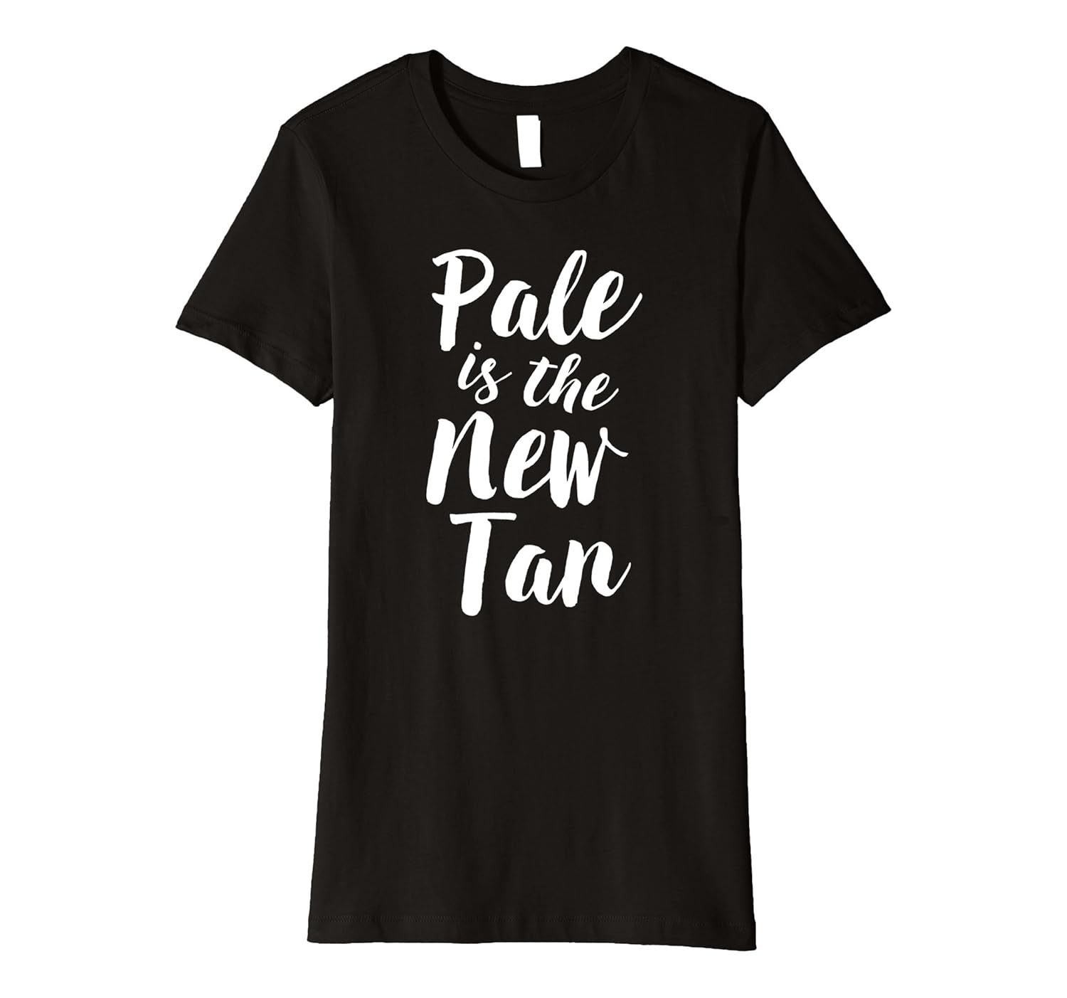 Womens Pale is the new tan t-shirt-ANZ