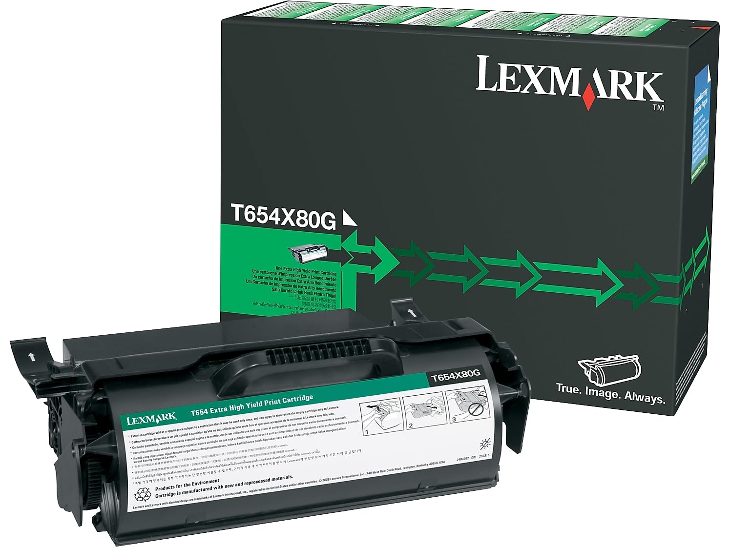 Lexmark T654X80G Toner Cartridge