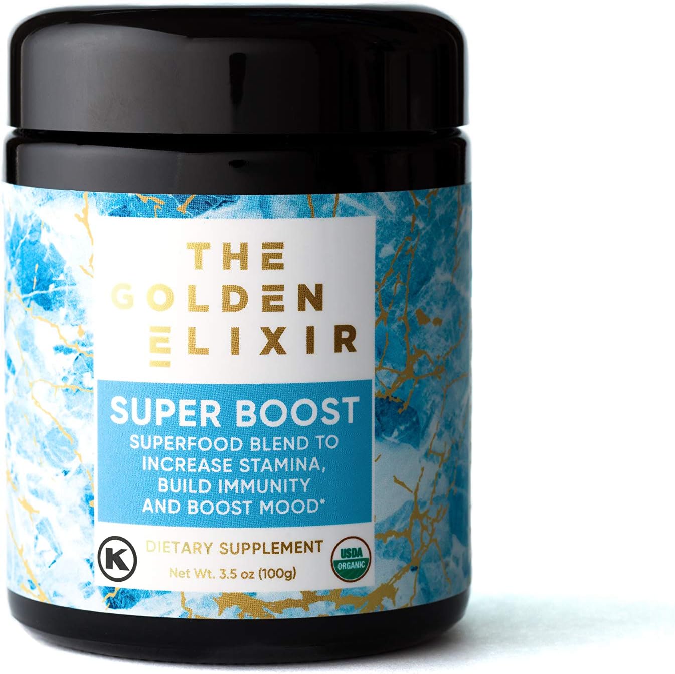 Organic Super Boost Powder Supplement Immunity, Energy, Mood Boosting Antioxidant Rich Cacao