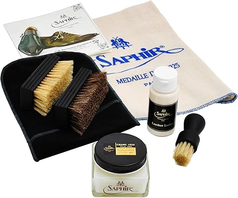 Amazon サフィールノワール 靴磨きセット シューケアセット Am Nr4 クリーム1色 革靴 手入れ メンテナンス ニュートラル Free キット