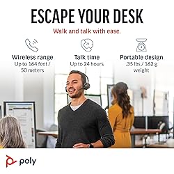 Poly Voyager 4320 UC Wireless Headset & Charge