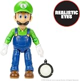 The Super Mario Bros Movie Luigi Action Figure 5in with Flashlight Accessory view 4