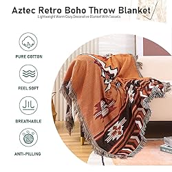 Hopstar Aztec Throw Blanket Navajo Indian Blankets