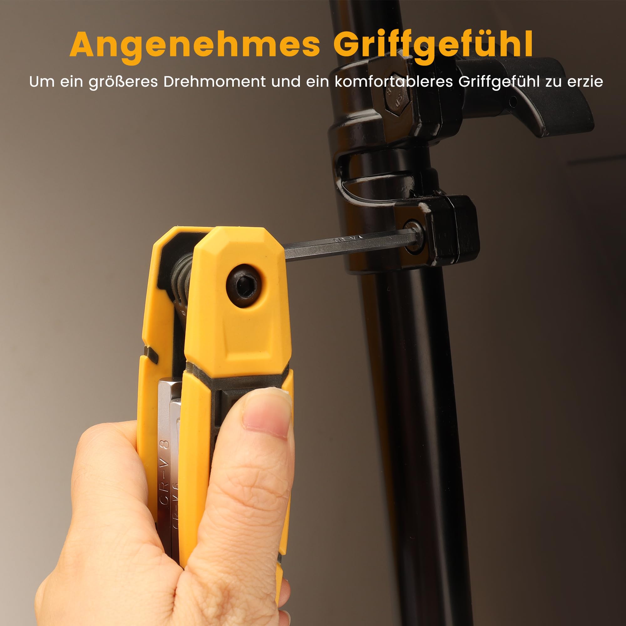 MULWARK 17-teiliges klappbares Inbusschlüssel Satz mit Griff, Metrisch & SAE Standard – 2er-Pack tragbares Innensechskantschlüssel Set, ideal für Fahrrad, Möbelmontage und Heimwerk 8