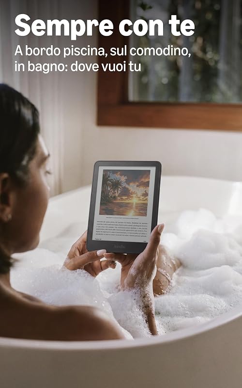 Kindle Colorsoft da 16 GB (ultimo modello): ora più sottile e leggero, schermo a colori da 7” luce calda - Grafite
