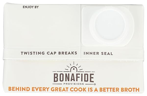 BONAFIDE PROVISIONS ORGANIC CHICKEN BROTH, SHELF STABLE 32 FL OZ